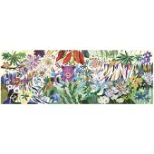 Djeco puzzel Rainbow Tigers - kleurrijke legpuzzel 1000 stukjes FSC.