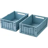 Liewood Klappbox - 36x25x13,5 - Medium+ - 2er-Pack - Strand Blue - - One Size - Klappbox