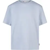 America Today T-shirt lichtblauw Meisjes Katoen Ronde hals Effen - maat 146/152