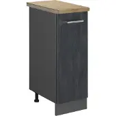 Vicco R-Line Apotheekkast – 30 cm WB Eik Zwart beton