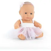 Miniland Pop, Europees meisje, 21 cm - Educatief speelgoed, pop