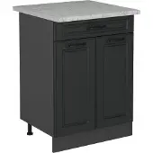 Vicco R-Line Keukenonderkast – 60 cm WB Marmer Antraciet landhuis