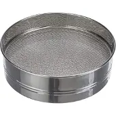 De Buyer 4605.21 zeef 4 steken verwisselbaar roestvrij staal grijs 0,5/1/2/3 mm diameter 21 cm