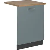 Vicco Vaatwasserfrontpaneel R-Line Blauw-grijs 60 cm , WB Eik, Model 54995