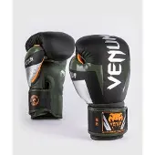 Venum Elite (Kick)bokshandschoenen Zwart Zilver Kaki