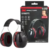 Peltor oorkappen PELTOR Optime III H540A, SNR 34 dB, gevoerde hoofdband, verstelbaar, zwart-rood