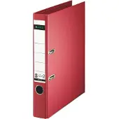 Leitz ordner 1007/1008, A4, rugbreedte 52 mm, 10 stuks, rood