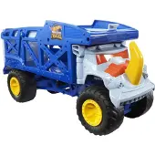 Hot Wheels Monster Trucks Transportvrachtwagen Nashorn, Tractor, Cadeau voor kinderen vanaf 3 jaar