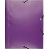 Exacompta 3-Flap map 55918E Paars Polypropyleen 24 x 32 cm 30 Stuks