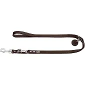 Hunter - V-Lijn - Hondenriem Länge max. 200 cm - Breite 2,0 cm, bruin