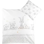 Zöllner Kinderovertrekset Haasje en uil met hazen en uil (2-delig)