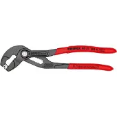 Knipex Bandveerklemtang | 180 mm Lengte | Anti-Slip | Kunststof Bekleed | Grijs Geatramenteerd - 85 51 180 A SB