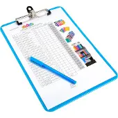 Exacompta 12690e – Lot de 10 porte blocs, A4, multicolore