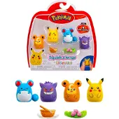 Squishmallows - Squishalongs 4 PK Pikachu/Gengar (SQAL0069)