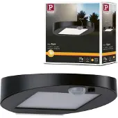 Paulmann Solar LED-wandarmatuur voor buiten Ryse Bewegingsmelder IP44 3000K 30lm Antraciet