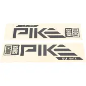 RockShox Pike Ultimate 27/29 Silver Stickerset