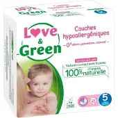 Love & Green EcoGelabelde En Hypoallergene Lagen T5 40 Stuk