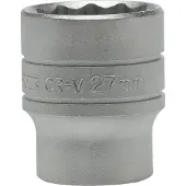 Teng Tools M120527 Dopsleutel - Twaalfkant - 1/2" x 27mm