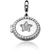 Zinzi Charms - Zilveren Bedel - Medaillon Ster - CHARMS284