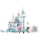 Sluban Girls Dream Ice Castle 1324 Pieces Transparant Kinderen