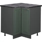 Vicco Hoekkast Fame-Line Groen-Goud Landhuis 80.5 cm , WB Antraciet, Model 46296