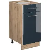 Vicco Fame-Line Keukenkasten – 40 cm zonder werkblad Donkerblauw hoogglans