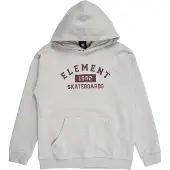 Element Sportief sweatshirt 'HOME TEAM' lichtgrijs / wijnrood