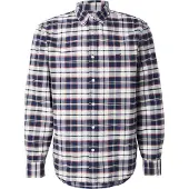 Levi's Overhemd 'AUTHENTIC' marine / lichtgeel / donkerrood / wit
