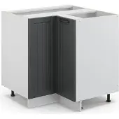 Vicco Hoekkast Fame-Line Antraciet landhuis 80.5 cm zonder werkblad, Model 36021
