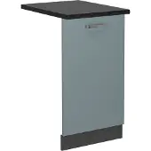 Vicco R-Line Vaatwasserfrontpaneel – 45 cm, WB Antraciet Blauw-grijs