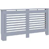 vidaXL Radiatorombouw 152x19x81,5 cm MDF antraciet