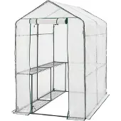 En.casa Tuinkas Oosterhout met 4 planken 120x186x190 cm