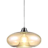 Globo - hanglamp - LILLE - amberkleurig - glas - Ø 40cm - E27 - 30040123