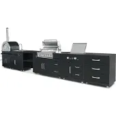 Oviala - Buitenkeuken met 6 elementen en kookmodule - Memphis