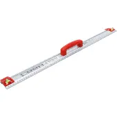 Bgs Schneid- und Markierlineal mit Griff und Wasserwaage 750 mm