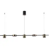 ITALUX LED-pendellamp 30W REMDAL PND-16374-5-BK-3K van
