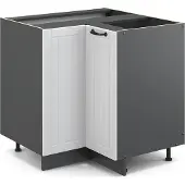 Vicco Fame-Line Hoekkast – 80.5 cm zonder werkblad Wit Landhuis
