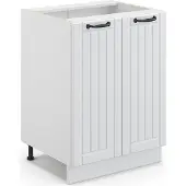 Vicco Fame-Line Keukenonderkast – 60 cm zonder werkblad Wit Landhuis