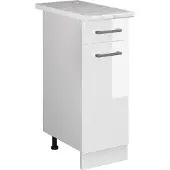 Vicco R-Line Keukenonderkast – 30 cm, WB Marmer Wit Hoogglans