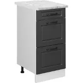Vicco R-Line Keukenonderkast – 40 cm WB Marmer Antraciet landhuis