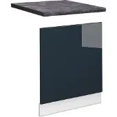 Vicco Fame-Line Keukenkasten – 60 cm, WB Antraciet Donkerblauw hoogglans