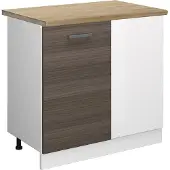 Vicco R-Line Hoekkast – 86 cm, WB Eik Edel grijs