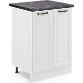 Vicco R-Line Keukenonderkast – 60 cm, WB Antraciet Wit Landhuis