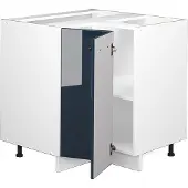 Vicco Fame-Line Keukenkasten – 80.5 cm, WB Eik Donkerblauw hoogglans