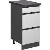 Vicco R-Line Keukenonderkast – 40 cm met laden, WB Antraciet Wit