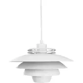 Dyberg Larsen Hanglampe , Ejka mini, dimbare, Wit, Woonkamer, Metaal, Designer