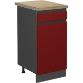 Vicco R-Line Keukenonderkast – 40 cm, WB Eik Rood