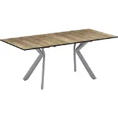Vicco Eettafel Trill, Eiken rustiek/Grijs, 140-190 x 90 cm uitschuifbaar