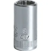 Stahlwille 40 D 9 01030009 Dubbel zeskant Dopsleutelinzetstuk 9 mm 1/4 1/4 (6.3 mm)