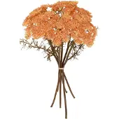 Viana Duizendblad kunstbloemen Achillea kunst oranje 30cm 6 stuks, 6 Stück